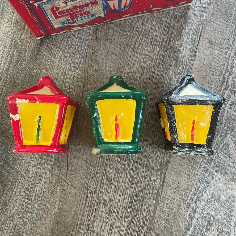 Vintage Penn Lantern candle set
